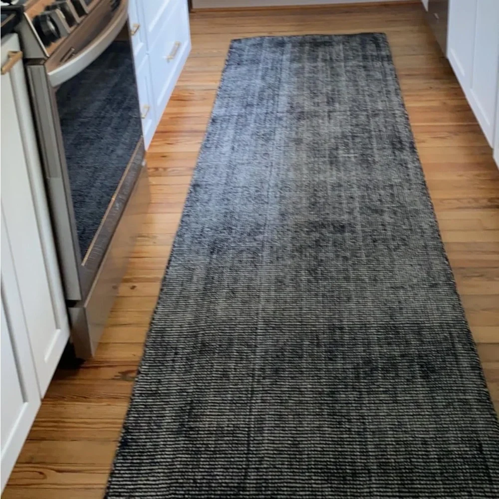 NEW Unique Loom 2x8 Wool Runner English Manor BlackBerry/Ivory Farmhouse
